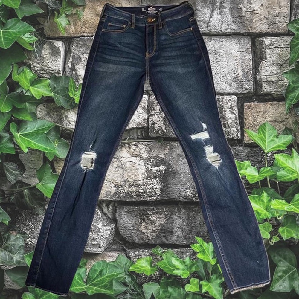 Hollister high rise skinny stretchy jeans